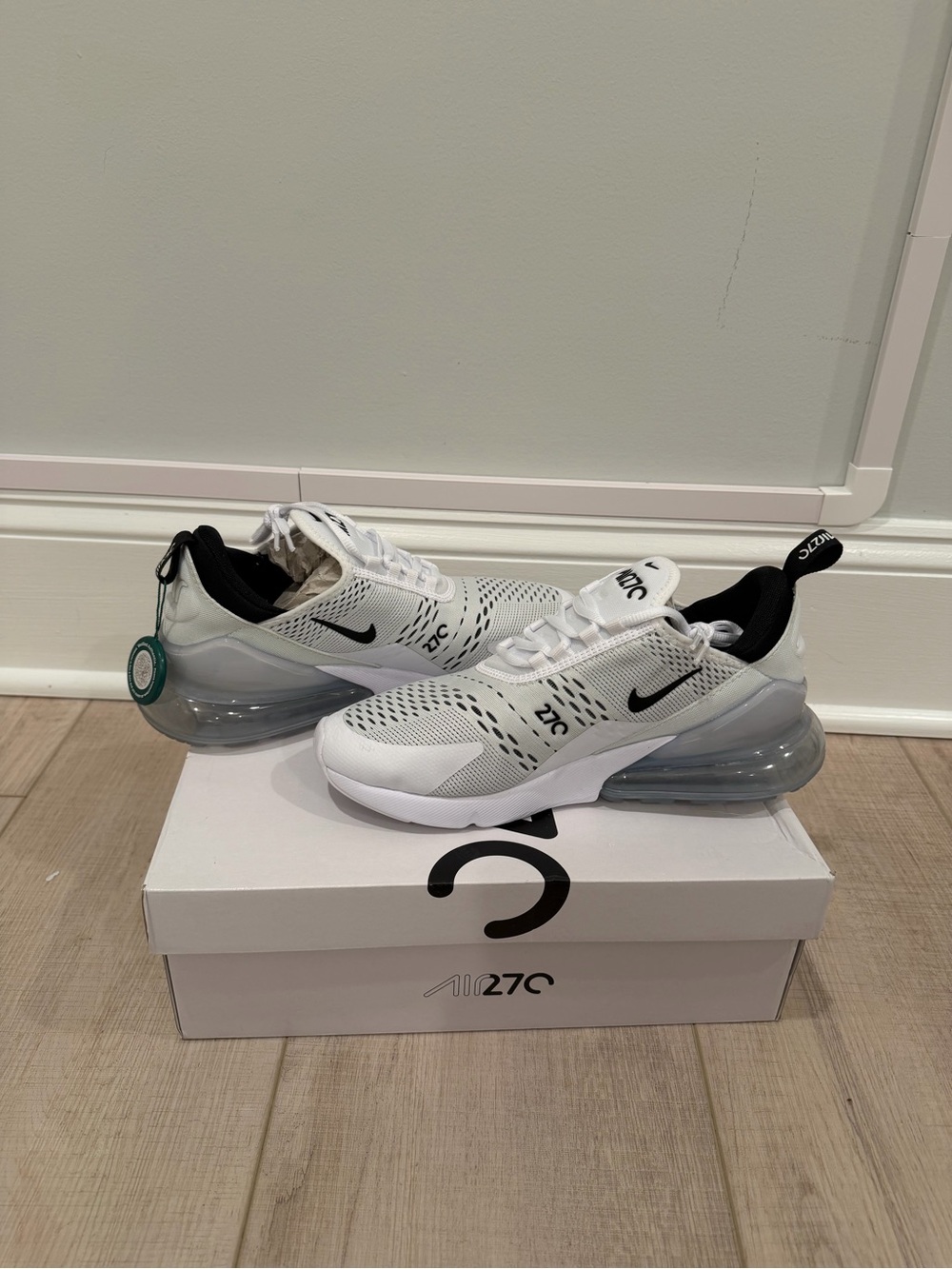 Nike Air Max 270 React - White and Black